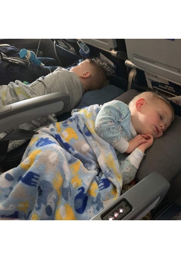 Suofeng Şişme Seyahat Yastığı - Çocuklar İçin Ayarlanabilir Bacak Desteği, Uçak Ve Araba Yolculuklarında Rahatlık Sunar Koyu Gri