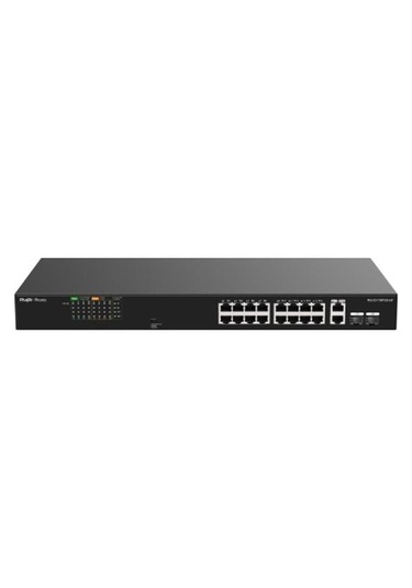 Ruijie-reyee Rg-es118fgs-lp 16 Port Poe+ 2 Port 10-100-1000 Mbps + 2 Port Sfp 120w-134052