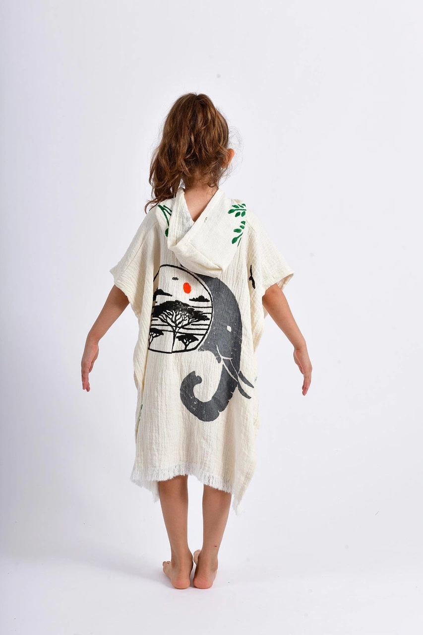 Brandsmithshop Sunset Sipirit Anne Çocuk Kimono Panço Set Çok Renkli