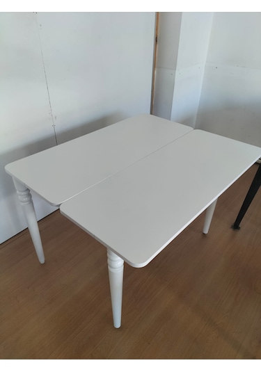 110 X 45 Katlanır Beyaz Masa