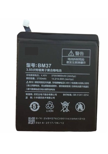 Xiaomi Uyumlu Mi 5s Plus Bm37 Batarya