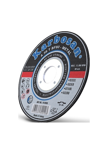 Metal Kesme Taşı 115x1.0 - 25 Adet