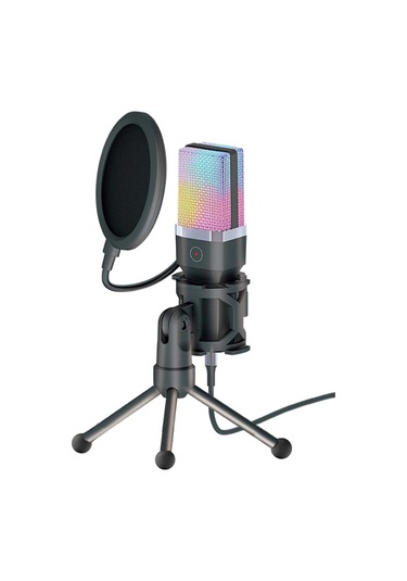 Medya Tech X1r Usb Kablolu Asmr Rgb Oyuncu Ve Stüdyo Mikrofonu