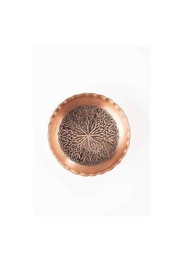 Dmt Copper Home Gaziantep Bakır Çerezlik Seti Kuruyemiş 3 'lü Set 10cm X 2,5cm