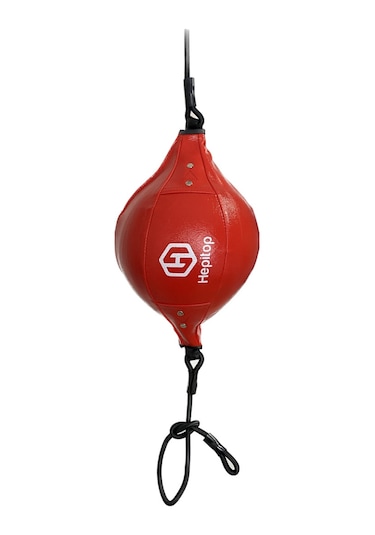 Pencikbol Çift Uçlu Deri Boks Hız Topu Kırmızı