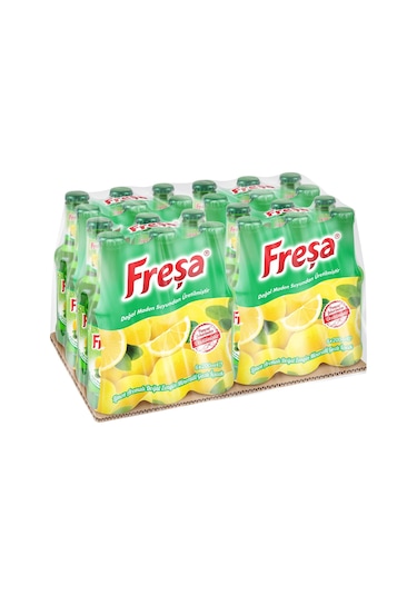 Freşa Limon Aromalı Doğal Zengin Mineralli Gazlı İçecek 4'lü 6 x 200 ML