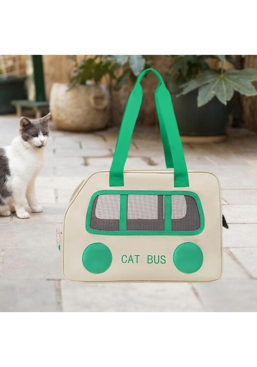 Suntek Kedi Taşıma Çantası Çok İşlevli Yavru Köpek Beyaz