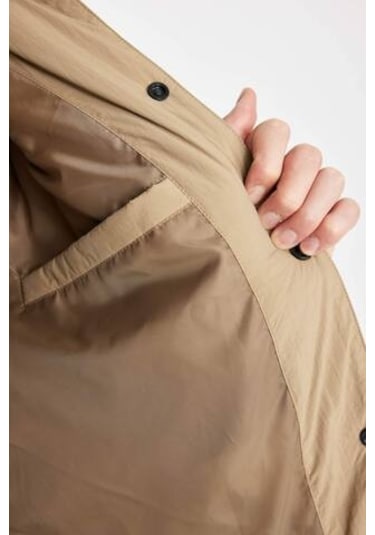 Defacto Slim Fit Polo Yaka Mont D1230ax24wnbg315 Bej