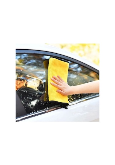 Mikrofiber Araç Kurulama Cam Bezi 30 X 40 Cm 5 Adet Havlu Bez