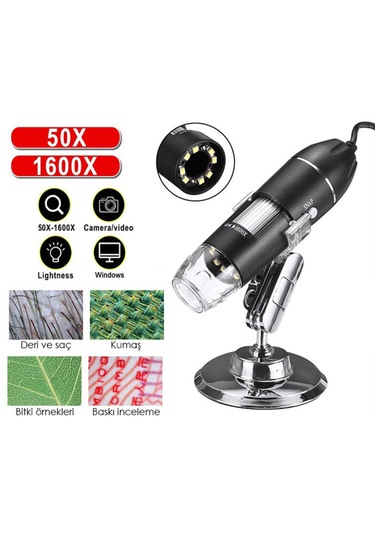 Loyka Usb1600x Yazılımlı Usb Dijital Mikroskop