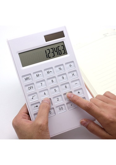 Singree El İle Ölçümden Kaynaklı Küçük Sapmalar Normaldir. Paket İçeriği: 1 Hesap Makinesi Beyaz