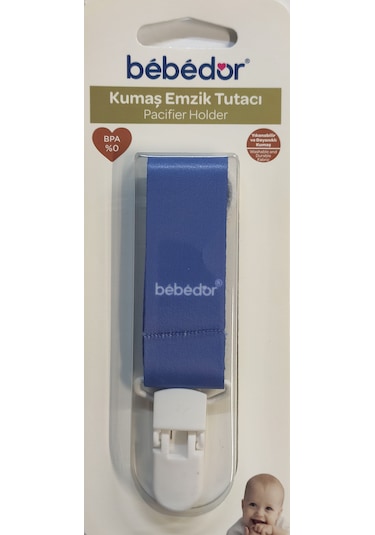 Bebedor Kumaş Emzik Tutacı 7502 Mavi