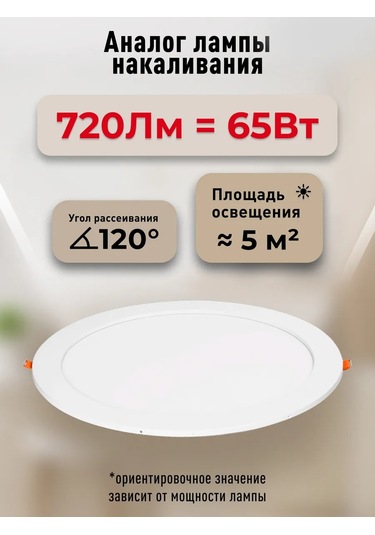 Smartbuy Dl 9w / 4000k / Ip40 Gömme Aydınlatma Lambası 246885890 Beyaz