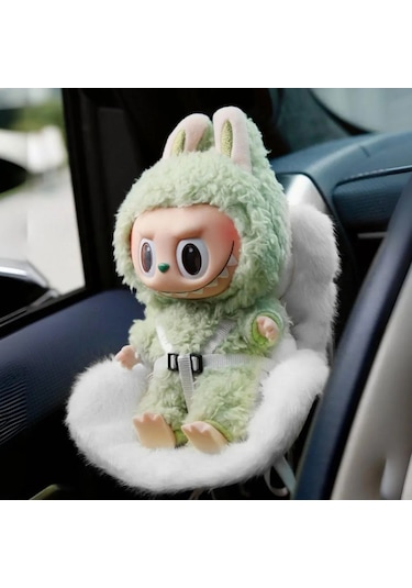 Labubu Bebek Güvenlik Koltuğu Kawaii Labubu Bebek Aksesuarları Koltuğu Süslemeleri Sevimli A 1 Piece Set