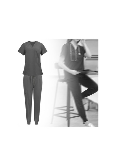 Suntek Hemşirelik Önlükleri Hemşireler Haftası Hastane M-gri