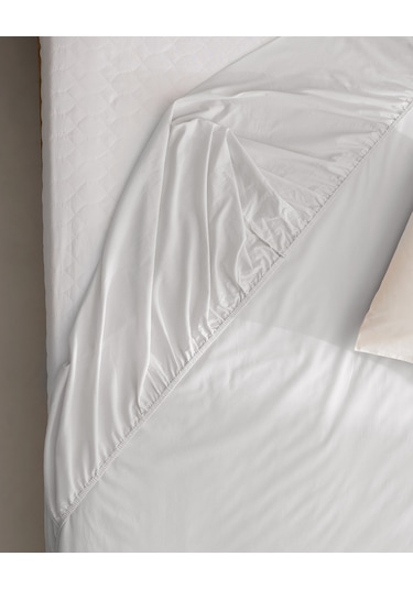 Manon Tek Kişilik %100 Pamuk Ranforce Lastikli Çarşaf - Gri Gri