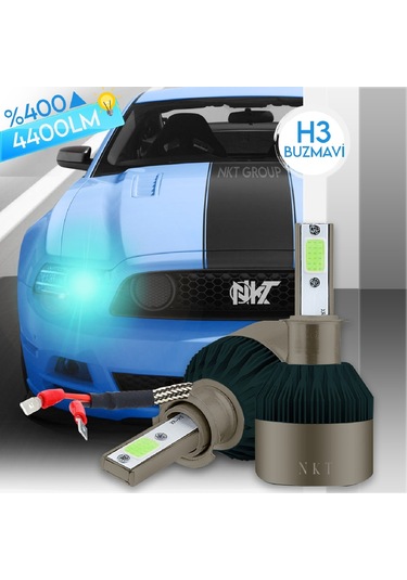 POINT MARKETING H3 Ice Blue Buz Mavi Led Xenon Far Ledi Led Zenon Far Ampulü