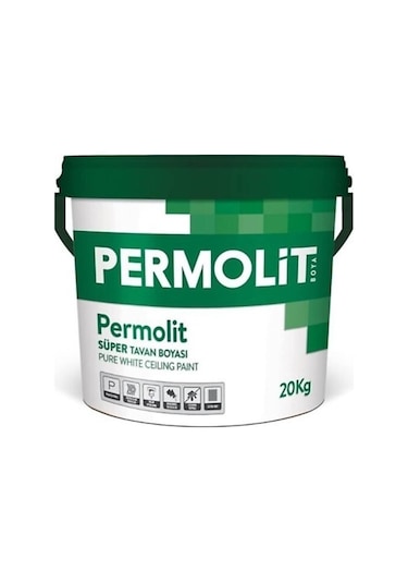 Permolit Süper Tavan Boyası 3.5 Kg - 10Kg - 17.5Kg