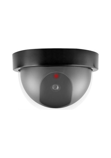 Simüle Gözetleme Kamerası Sahte Ev Kubbe Kukla Kamera Flaşlı Kırmızı Led Işık Güvenlik Kamerası İç Mekan Dış Mekan