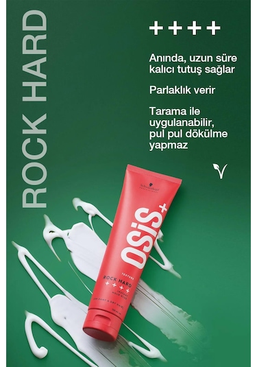 Texture Rock Hard Instant Hold Glue Ultra Güçlü Saç Şekillendirici Macun 150 Ml