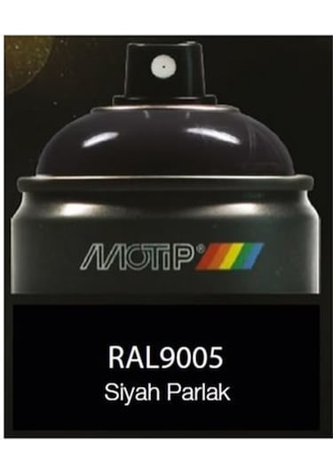 Motip Carat Ral9005 Siyah Parlak Sprey Boya 400Ml Made in Germany N11.21