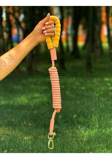 Freedsy Köpekler İçin 2.5 Metre Turuncu Naylon Tasma 480667608 Turuncu