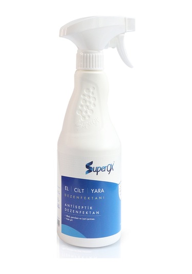Superox Alkolsüz El Cilt ve Yara Çevresi Dezenfektanı 500 ML