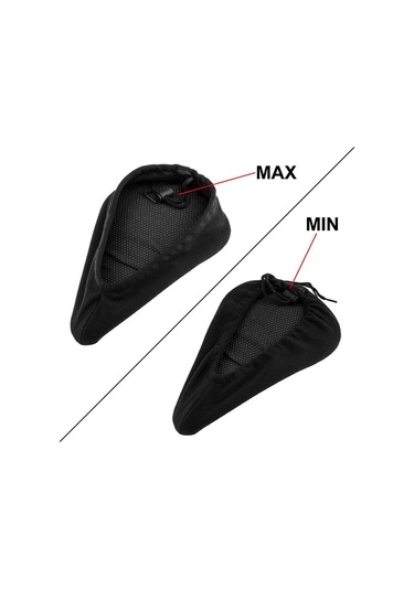 Suntek Bisiklet Koltuğu Kapağı Bisiklet Silikon Yumuşak Jel Siyah