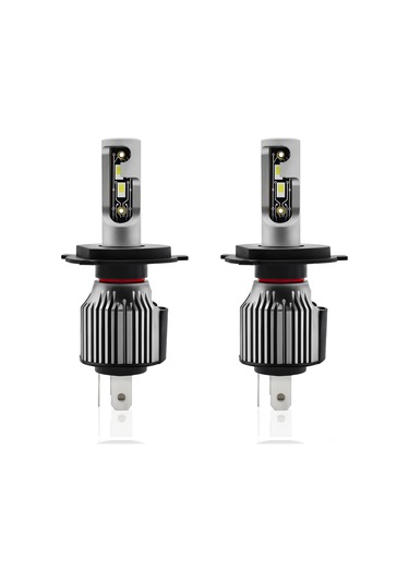 Yifomall H4/9003 120w Süper Parlak Led Far Ampulü, 12000lm 6500k Beyaz Işık, Ip68 Su Geçirmez, 2 Adet