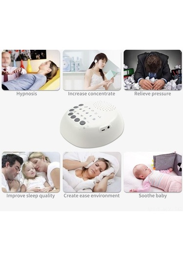 Fortunelane Bebek Uyku Makinası - 15 Ses, Zamanlayıcı, Hızlı Uyku & Dinlenmiş Uyanış Diğer