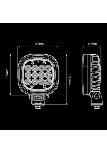 Strands Off-road Led Lamba President Red 24w 908538