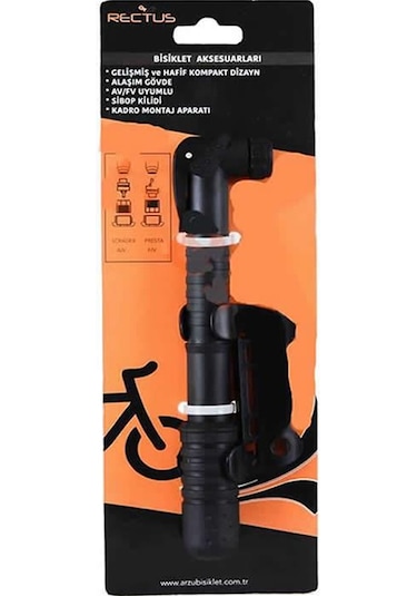Rectus Mini Bisiklet Pompası Taşıma Aparatlı