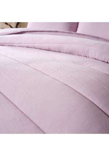 Cloudy Çift Kişilik Yorgan Seti - Pudra