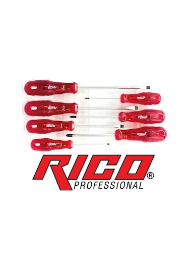 Rıco Profesyonel 7 Parça Kraft Tornavida Seti N11.6532