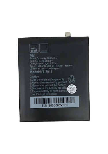 Casper Via M3 için Nettech Nt-2017 3000 Mah Batarya