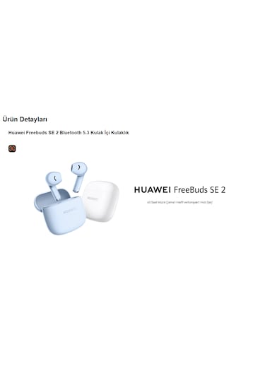 Huawei Freebuds Se 2 Bluetooth 5.3 Kulaklık