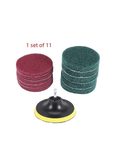 Vkemall Oto Cam Ve Jant Pırlatma Seti 8 Parça - Pırlatıcı Toz, Fırça, 4 İnç Özlü Makyaj Bezi İle Kir Ve Çizik Kaldırma