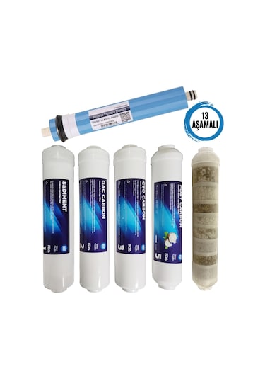 Evora 13 Aşamalı Kapalı Kasa Çubuklu Filtre Seti