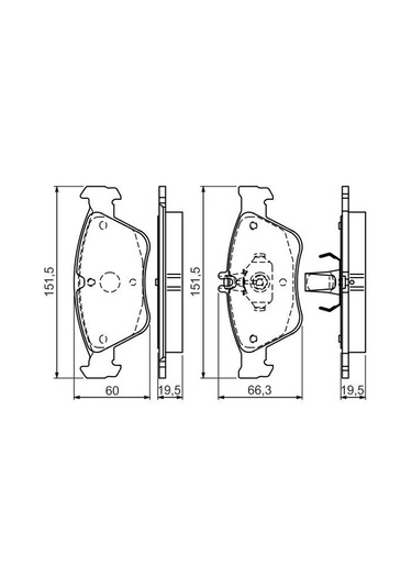 Mercedes E 210 E220D 2.0 1995-1999 Bosch Ön Balata