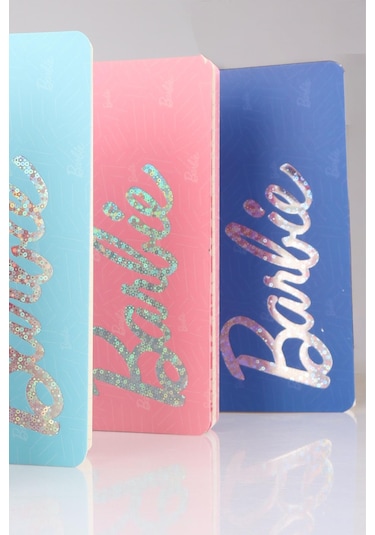 Dekomus İle Lisanslı Barbıe 60 Yaprak Çizgili Defter 13x21 Cm