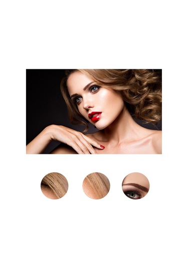 Cbtx Ahşap Saplı Makyaj Fırça Seti Kahverengi - Mor 20'li