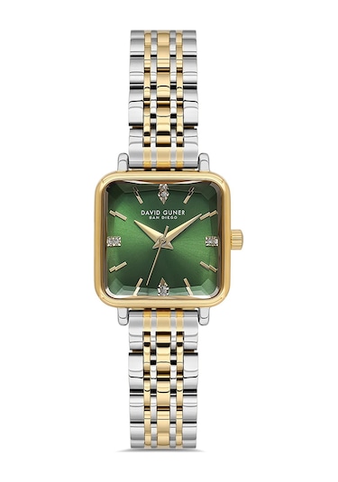 David Guner Dg-9068la-d10 Gold - Gri Kadın Kol Saati