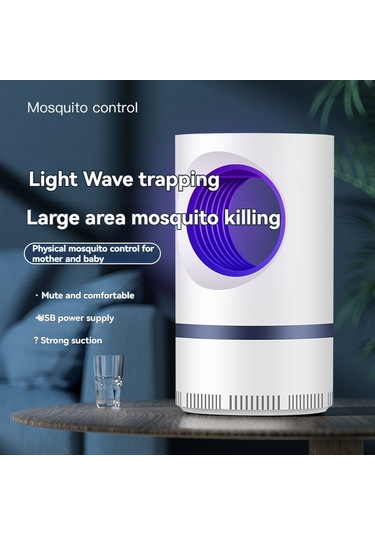 Youtek Ev İçi Led Akıllı Entegre A06 Beyaz 8 Lamba Usb+adaptörlü 365nm Uv Işıklı Sinek-muazze Öldürücü Cihazı