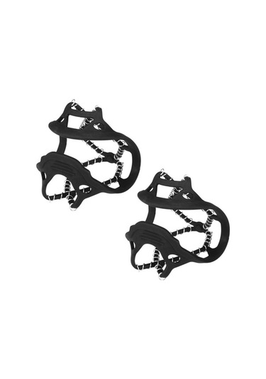 Novahub Çok Renkli Buz Crampon Kış Kar Botu Kapatıcılar, Kaymaz Çekiş Çivileri, Buz Tutucu Çok Renkli