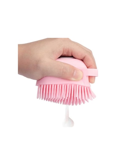 Çok Amaçlı Hazneli Fırça Kese Lif Masaj Aleti