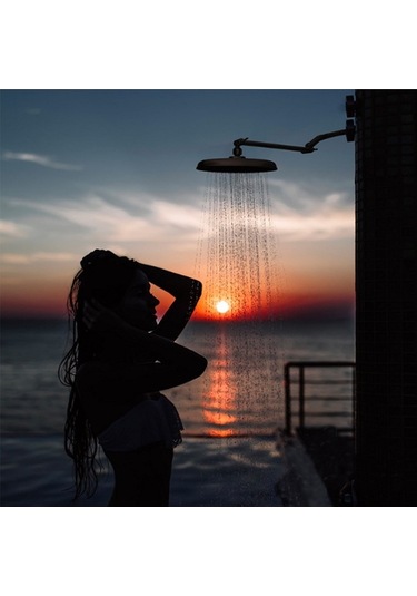 Pazly 11 İnç Ayarlanabilir Duş Kol Uzantısı - 180 Açı, Krom, El/yağmur Başlığı Uyumlu Diğer