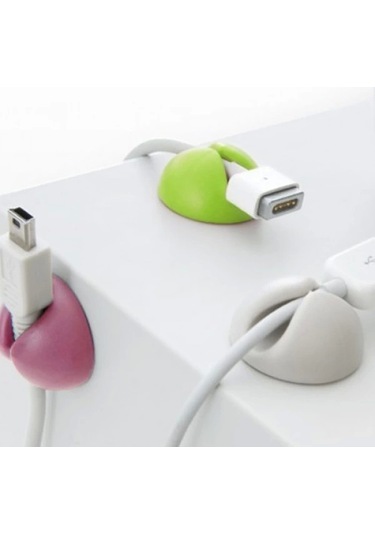 Kablo Sabitleyici Aparat 6 Adet Renkli