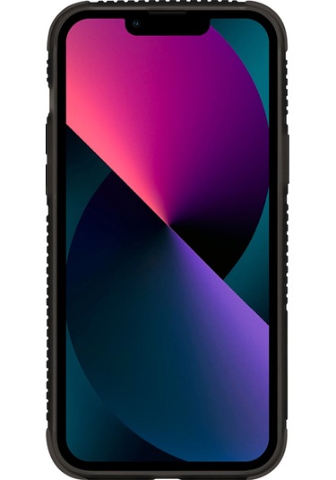 İphone 13 Uyumlu Kılıf Skinarma Desenli Airbag Tasarımlı Kyanseru Kapak Füme