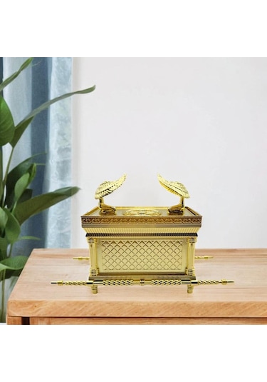 Suntek Magideal Ahit Sandığı Tahsil Metal El Sanatları Dini 16x6.5x10.5cm