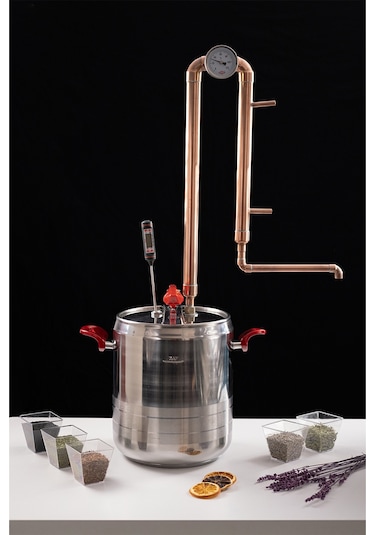 Bitkisel Damıtma İmbik Damıtma Sistemi 17 Litre